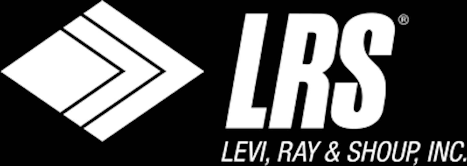 LRS: Levi, Ray & Shoup Inc. in black and white